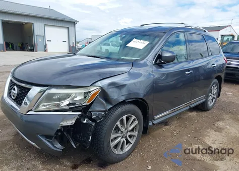 2013 Nissan Pathfinder Sl из США, поврежденный, VIN 5N1AR2MM5DC686734